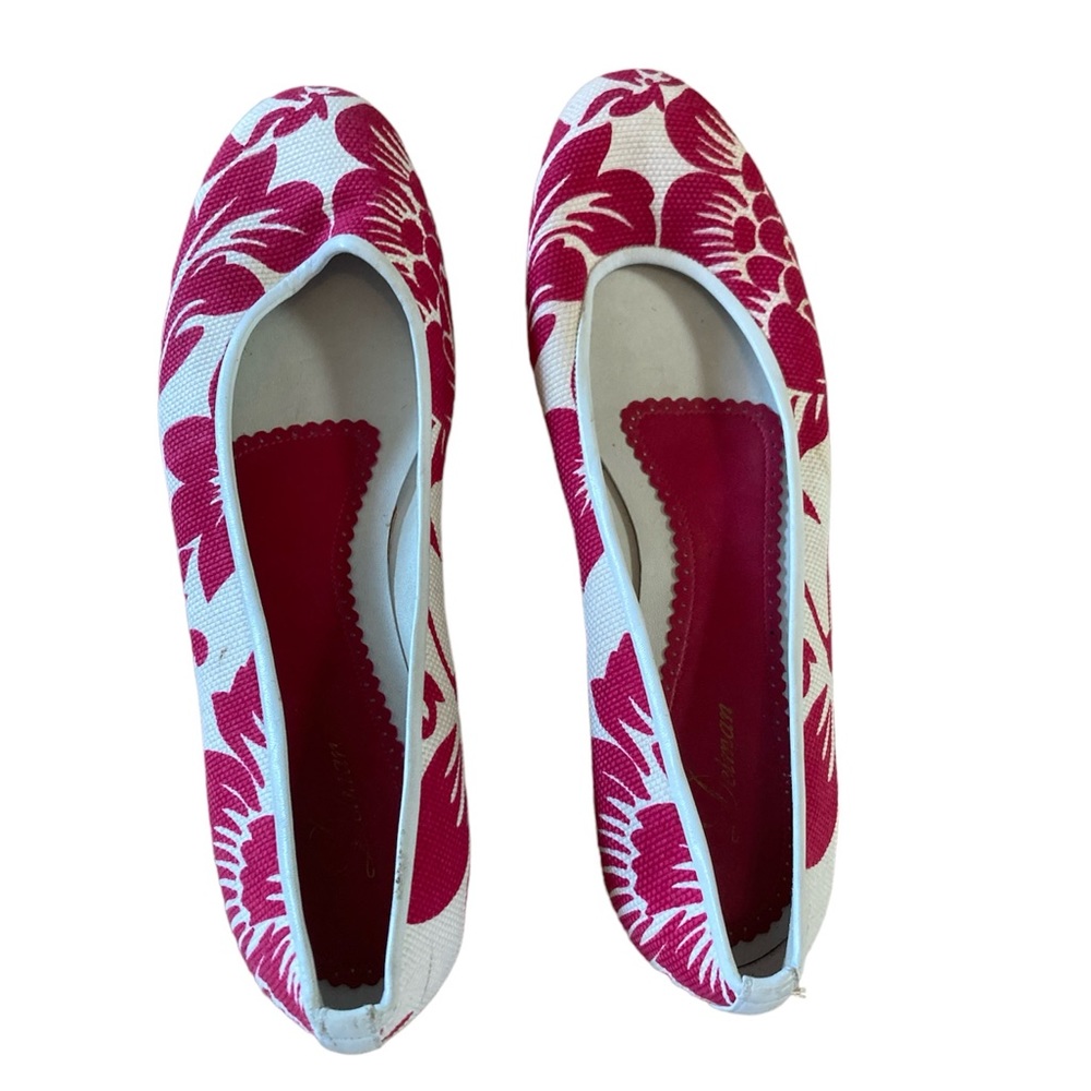 Delman Whiz Floral Print Flats size 9M